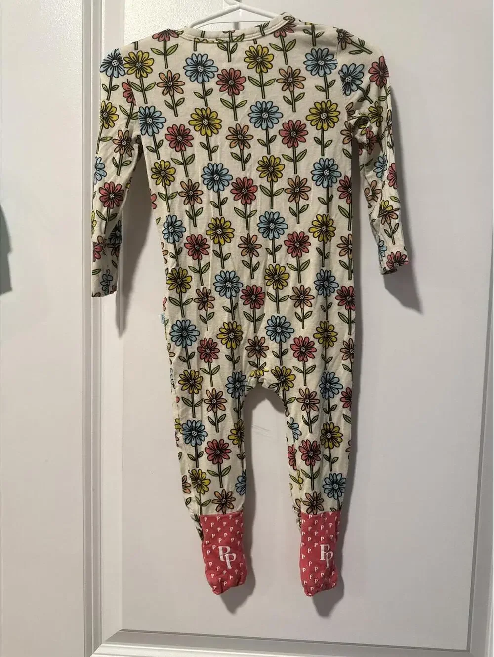 Posh Peanut Baby Floral Footed Pajamas 6-9 Months